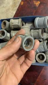 ข้อต่อเหล็ก 1/2 ข้อต่อเหล็กเกลียวใน