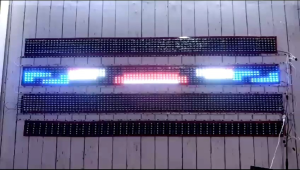 Lampu modul Strobo 6 baris led WS 2811 versi new