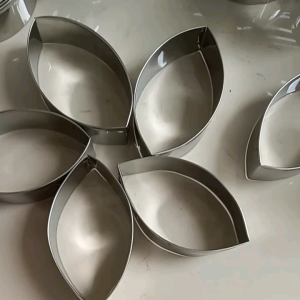 5 pcs Cetakan ring roti oval runcing ring roti mata air