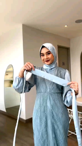 [TerBaru] Xiva Gamis Brukat Premium & Layer Depan Dress Busui Premium Seragam Pesta Kondangan Remaja Dewasa Wanita Jumbo Termurah