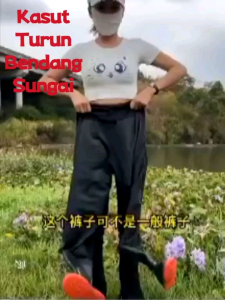 Kasut turun sawah bendang sungai tinggi 110cm/High quality waterproof fishing pants farming boots(ready stock)