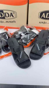 รองเท้าแตะชาย รองเท้าแตะ ADDA ของแท้ - รุ่น15201 ทนทาน ใส่สบาย แบบยาง PVC ของผู้ชาย - รองเท้าแตะสวมชาย