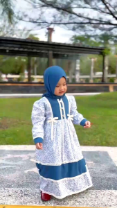 Gamis Raihana bahan katun jepang mix renda / gamis anak anak terbaru 2025 / fashion muslim / gamis lebaran