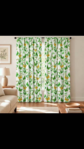 Amandas Mariposa curtain set for home decor door window sink valancer curtains