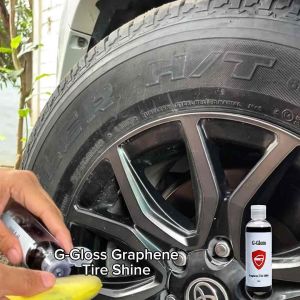 Autoshield G-Gloss Graphene Tire Shine100ml -Deep BlackGlossy Finish UV & Fade Resistant Hydrophobic