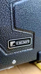 Hexa Hnj Alloy Top Box AntiScratch 45 Liters with Backrest