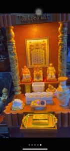 Bàn thờ ông thần tài -Ông địa siêu đẹp 32cm x 22cm