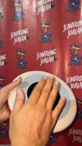 KAPRAK TAM TUNG KEPRAK KEPLAK MIKA AZ ZAHIR SEPASANG 2pcs. REBANA KEPRAK DONAT MODEL AZZAHIR PEKALONGAN MARAWIS HADROH