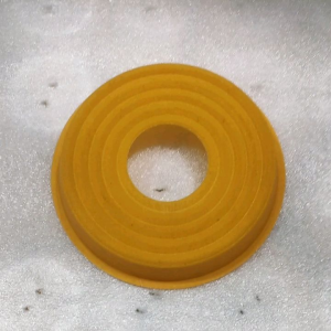 Dumper daun speaker bawah 12" tinggi kuning lubang coil 385mm