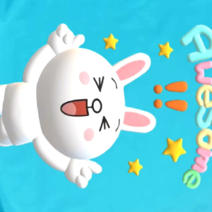 Kaos Baju Anak Kelinci Lucu Cotton Premium DTF Terbaik