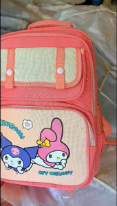 Balo tiểu học họa tiết kuromi melody phi hành gia mã 0727 size 41cm