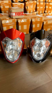 reflektor suzuki SATRIA FU 150 | kinjeng | capung | lampu SATRIA F 2004 2005 2006 2007 2008 2009 | lengkap fullset | merah | hitam | putih