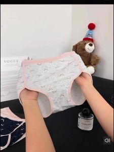 Hi.sweetie🎀[Ready Stock] Premium Quality Japanese Sweet Girl Mid Waist Cotton Panties Cute Ribbon Print Women Briefs