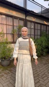 Ber.guna Sasi Embroidery Skirt Kode Big Embro Rok Katun Bolong Katbol Katun Bordir Premium Berlapis Furing