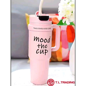 800ml Big Mac Stainless Steel Tumbler 2-Way to Drink with Straw