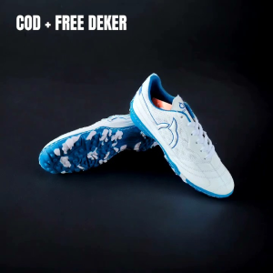 Sepatu Futsal Bergerigi & Kaos Kaki Full Sol Mesin