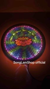 Hào Quang Cơ Hình Hoa Sen " Nam mô Quan Thế Âm Bồ tát" cơ xoay đổi màu . Bền đẹp giá rẻ