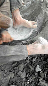 Cobek Batu Asli 20 cm Manual Pahat Termurah