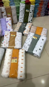 3pcs Bedong Bayi Jumbo 110 x 90 cm: Berkualitas Tinggi & Nyaman