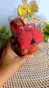 Souvenir handuk 30 x 70 cm dog/souvenir pernikahan/souvenir ultah/hampers/