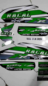 RACAL 125 LIMITED EDITION STICKER DECALS