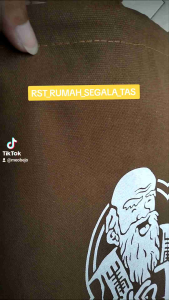 RST TAS SERUT 100% CANVAS GAMBAR ORANG TUA FADHION YRENDU