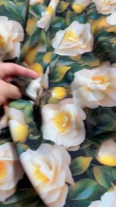 1m x 1m5 vải lụa mango chính phẩm KhangThinhGia mềm mịn mát may áo dài bộ váy (M3)