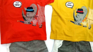 Baby Pesek  Setelan Baju Anak Bayi Laki-Laki Cowok 537 Dino ( 8 bln - 3 th )