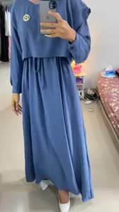 GAMIS MAXI DRESS-GAMIS CRINKLE AIR FLOW