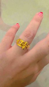 Cincin Emas Korea Wanita | Design Trendy Viral | Gold Ring Korea Style | Adjustable Fashion Ring