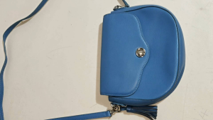 Preloved Nicole Miller Korea Blue Sling BagGenuine Leather Bag