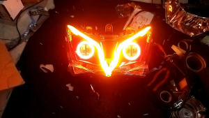 Reflektor New Vario old 125 Daymaker Led plus Alis 2mode RUNNING