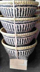 AWIHANDCRAFT Bakul Nasi Anyaman Bambu - Sangku Tempat Nasi Unik