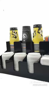 Kệ đựng ly cốc trà sữa  kệ take away đẹp - cứng cáp kệ cao cấp PP