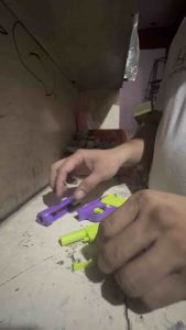3D Fidget gun mini 1911 model toy gun for kids (toy only)