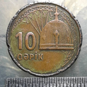Koleksi koin kuno Azerbaijan Jadul 10 Kepik 2006