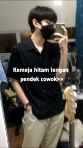 Turun Harga Kemeja Pria Casual & Kemeja Polos Lengan Pendek