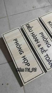 Bảng tên phòng ban (15x39cm)