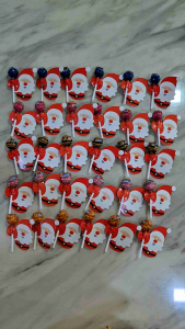 Christmas Candy Santa Mini Chupa Chups Lollipops Christmas Goodies Gula-gula Krismas Santa Mini Chupa Chups Lolipop Krismas