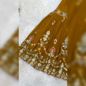 [PRE-ORDER] 2026 FEB DESIGNER FAUX GEORGETTE BOLLYWOOD SHARARA SUIT WITH HEAVY 5MM SEQUENCE WORK SIZE M TO 2XL ( DELIVERY 10 WORKING DAYS) ETA: 2026-05-30 | LUXURY EMBROIDERED KURTA PLAZZO DUPATTA SET|WHOLESALE PRICE BOLLYWOOD SUIT EMBROIDERY READYMADE