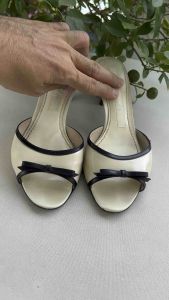 Dép 2hand cao 6 phân 5 nhà Eo VÌ aut của Pháp cực tiểu thư đẹp -T925