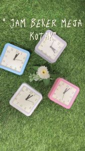 Jam Weker Jam Alarm Jam Meja / Dekorasi Jam Alarm Polos Kotak