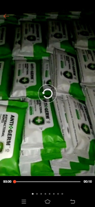 EzyWipes ANTIGERM Antibacterial Wipes(80s*1 Pack)正版EzyWipes ANTIGERM无酒精杀菌湿纸巾