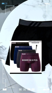 PAKET ISI 6PCS CELANA DALAM BOXER PRIA DEWASA BAHAN KATUN SPANDEK MOTIF KARET RANDOM Cowok KOLOR PRIA COLOR PRIA CELANA DALAM PRIA MURAH CD COWOK CD PRIA BOKSER