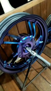 Cat Bunglon 200ml tiga warna Biru merah Ungu SUPER COLOUR GRATIS TINER PU 100ML