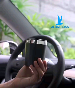 Premium Ceramic Car Ashtray LED & Metal Material / Asbak Mobil BEJANA KERAMIK Premium dengan LED - PREMIUM QUALITY