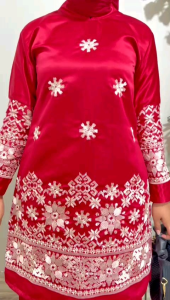 Set Tunik Bordir Pelangi Jaya Edisi Kebaya Kurung