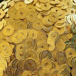 เหรียญจีนโบราณ (กู่เฉียน) ของ มงคล ที่แสดงความมั่งคั่งชาวจีนโบราณ ถือว่าเป็นสิ่งนำโชคลาภมาให้