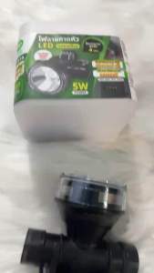 ไฟฉายคาดหัว ดำน้ำ DP-7261A หมุนหรี่ ปรับแสง มีไฟบอกสถานะแบตเตอรี่ LED 5 W แบตเตอรี่ลิเธียม IP68ป้องกันน้ำ และฝุ่น