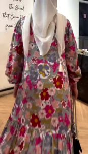 GAMIS WANITA BUNGA BY JELITA RAYON PREMIUM
